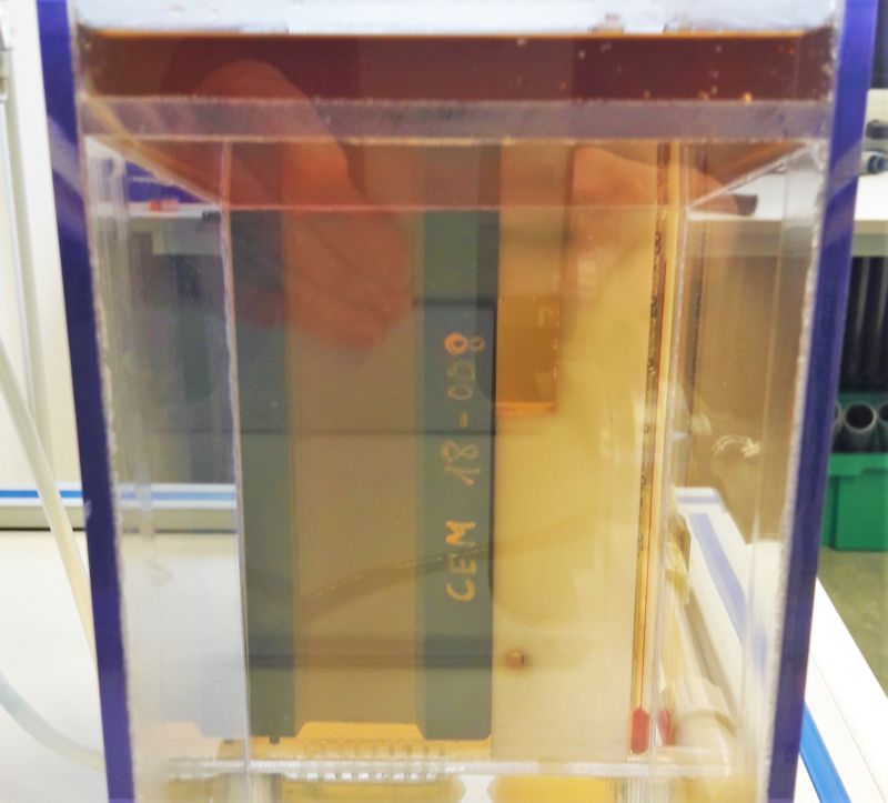 Ceramic flat sheet membrane - CERAFILTEC - single plate tests Cembrane