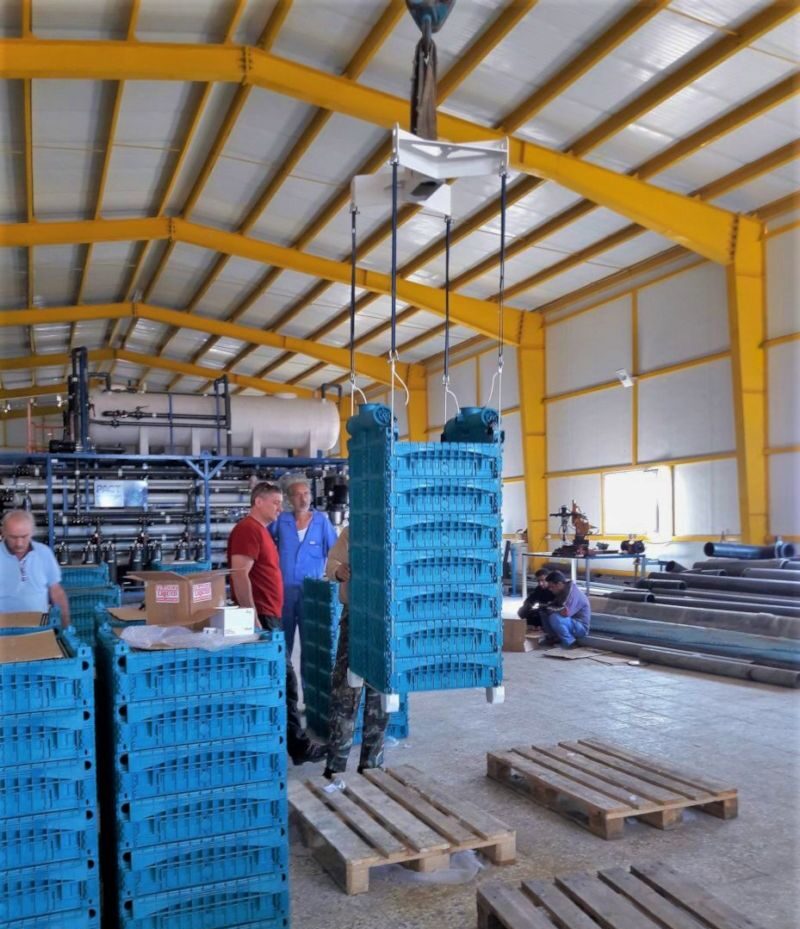 Ceramic flat sheet membrane - CERAFILTEC - train installation 5