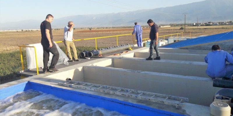 Ceramic flat sheet membrane - CERAFILTEC - train installation 2