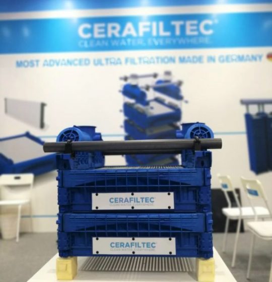 Ceramic flat sheet membrane - CERAFILTEC - Thai Water Expo 2019