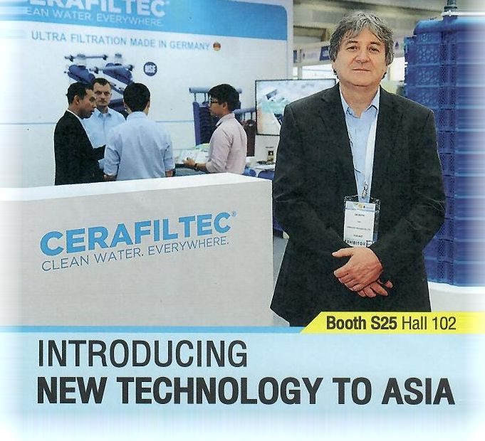 Ceramic flat sheet membrane - CERAFILTEC - Thai Water Expo 2019